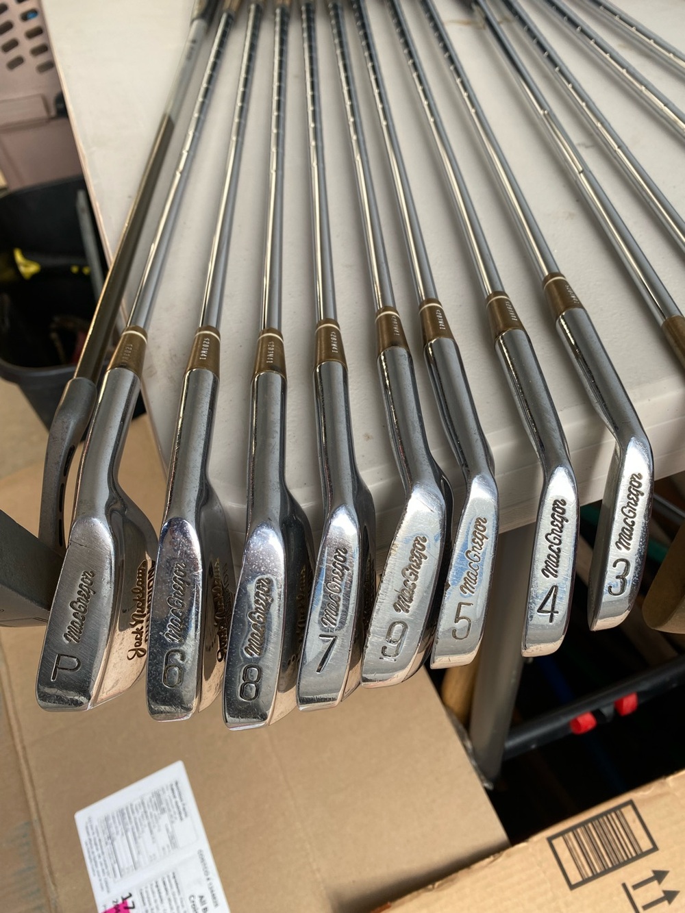 Macgregor Jack Nicklaus Champion Blade Iron 8 club Steel Stiff Flex Men Right